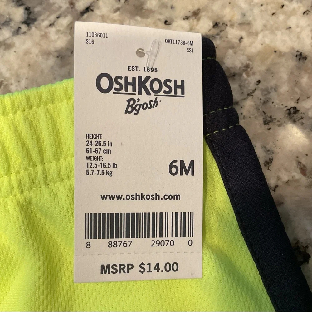 OshKosh B'gosh Lime Green Kids Shorts